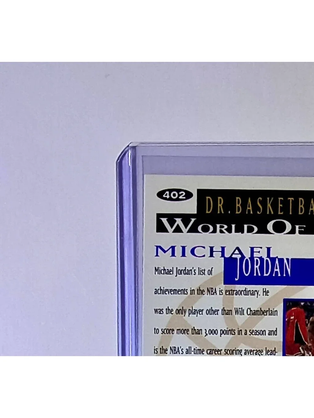 Michael Jordan 1994-95 Upper Deck Collector's Choice #402 Card Chicago Bulls
